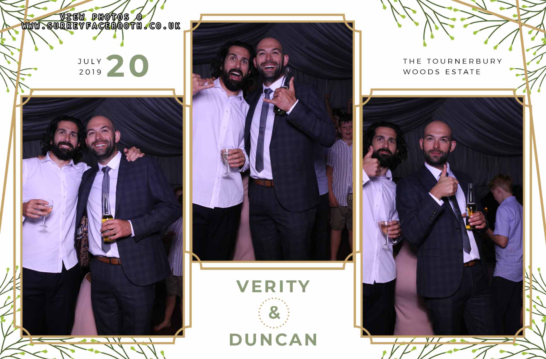 Verity and Duncan's Wedding  | View more photos from the event at galleries.surreyfacebooth.co.uk/u/Surrey-FaceBooth/Verity-and-Duncans-Wedding